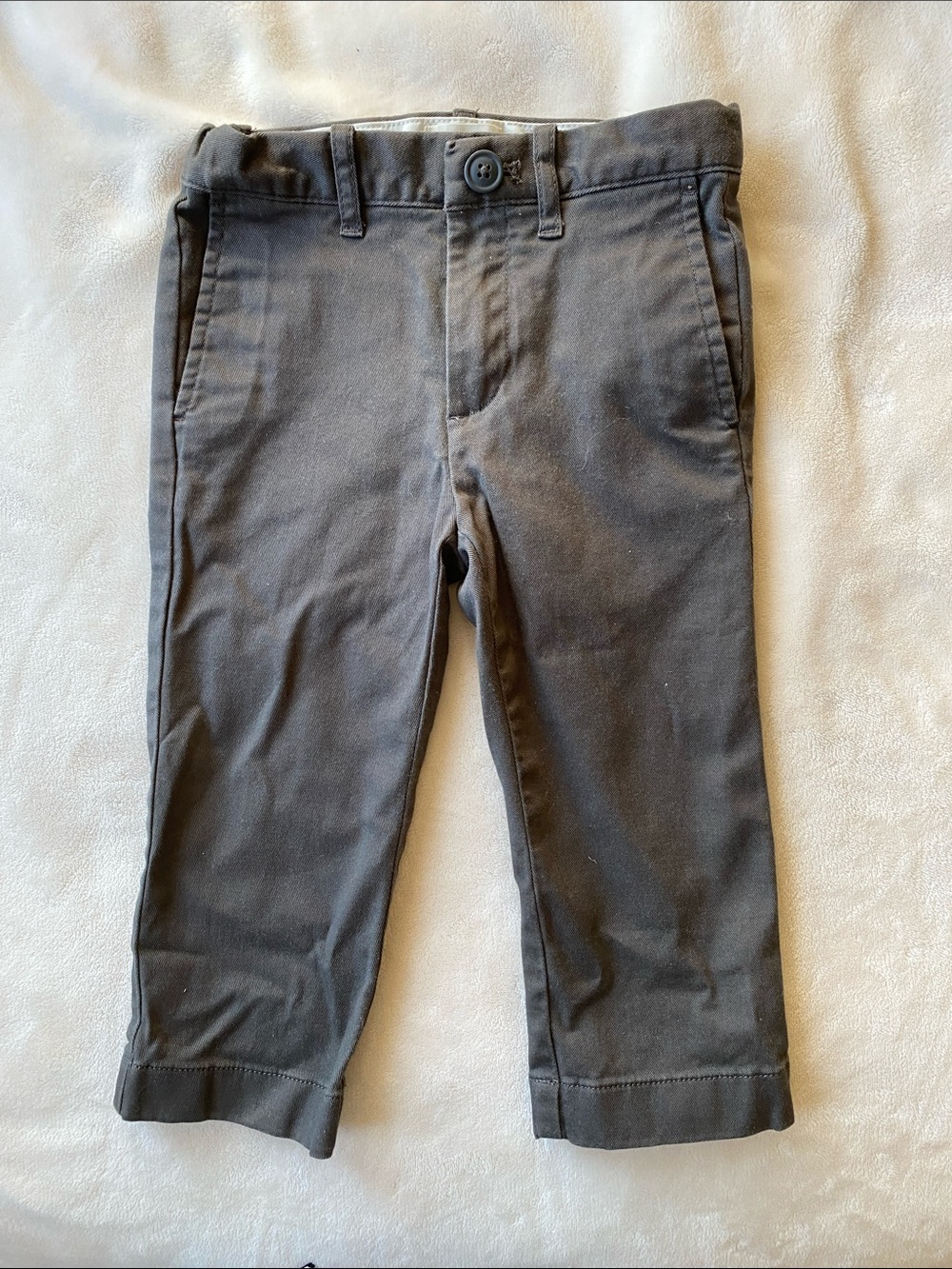 Crewcuts Slim Boys Charcoal Gray Pants
